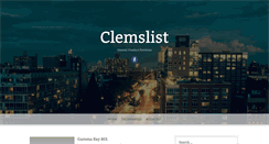 Desktop Screenshot of clemslist.com