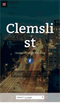 Mobile Screenshot of clemslist.com