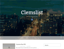 Tablet Screenshot of clemslist.com